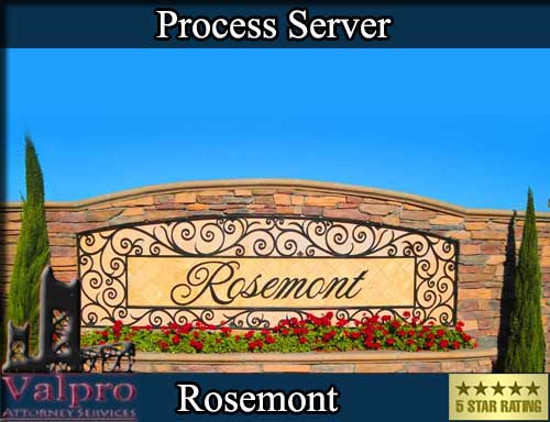Registered Process Server Rosemont California