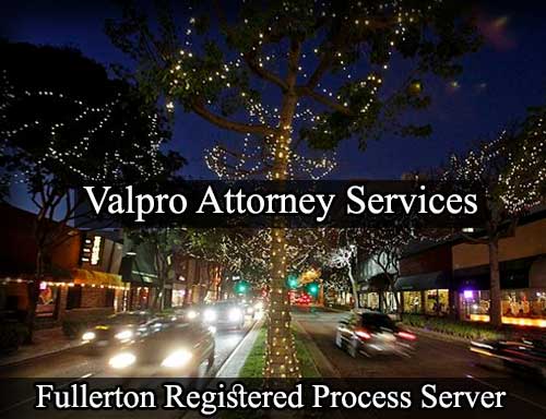 Registered Process Server in Fullerton California