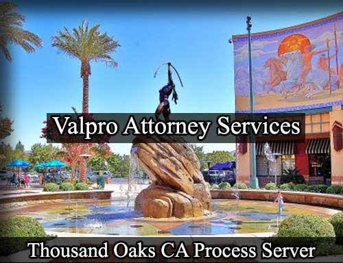 Registered Process Server in Thousand Oaks California