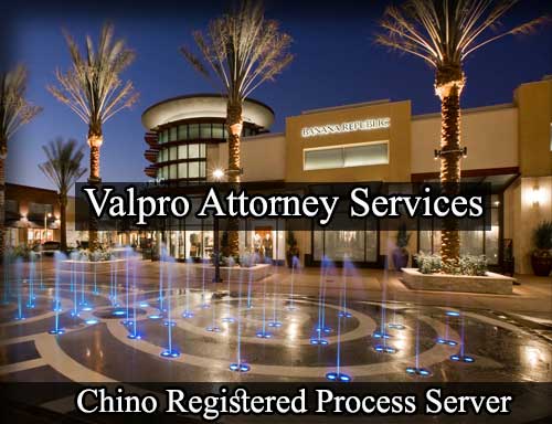Registered Process Server in Chino California