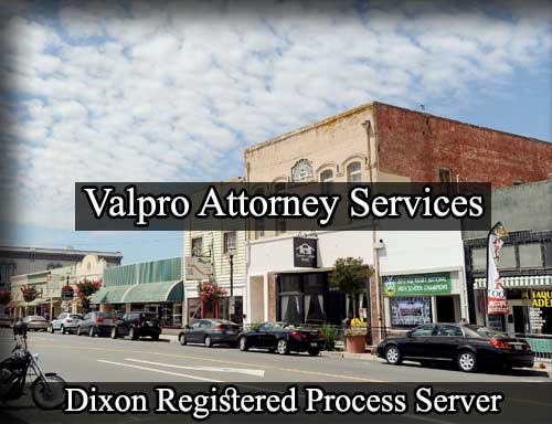 Registered Process Server in Dixon California