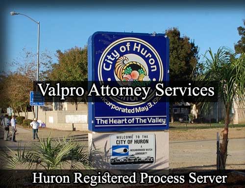 Registered Process Server in Huron California