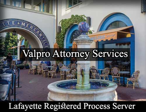 Registered Process Server Lafayette California