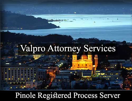 Registered Process Server Pinole California