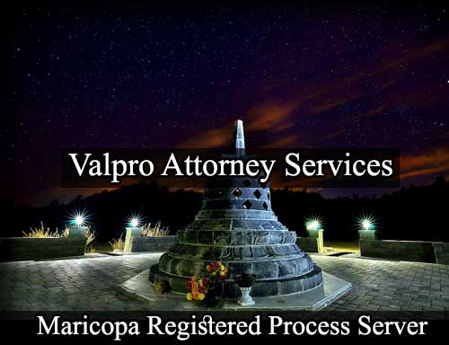 Registered Process Server Maricopa California