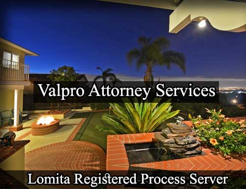 Registered Process Server Lomita California