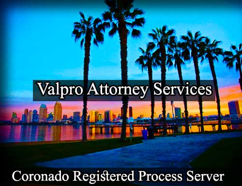 Registered Process Server Coronado California