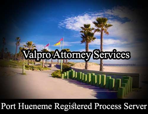 Registered Process Server Port Hueneme California