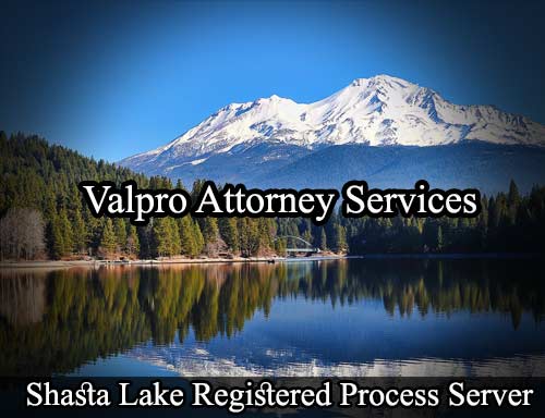 Registered Process Server Shasta Lake