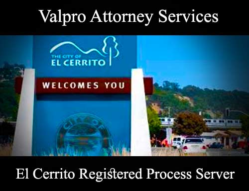 Registered Process Server El Cerrito