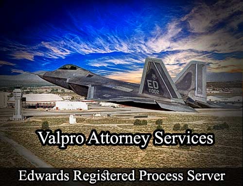 Registered Process Server Edwards California