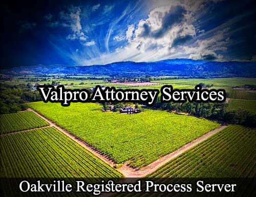 Registered Process Server Oakville California