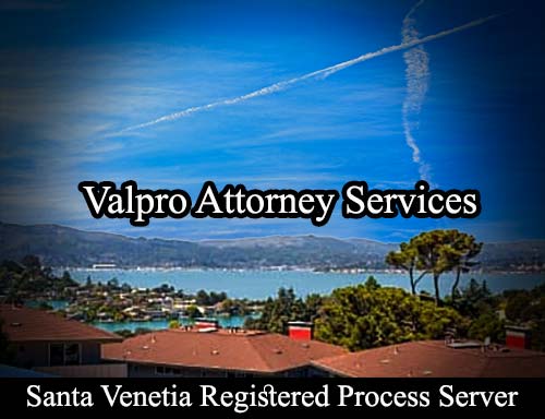Registered Process Server Santa Venetia California