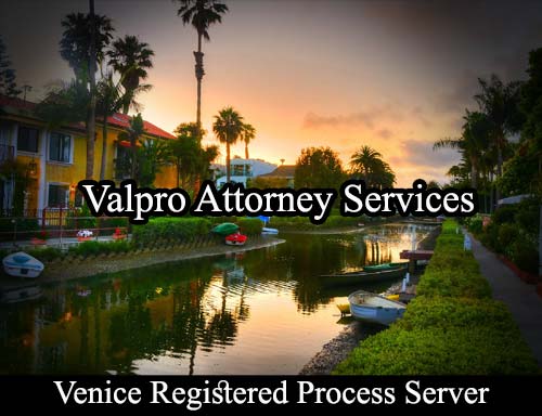 Registered Process Server Venice California